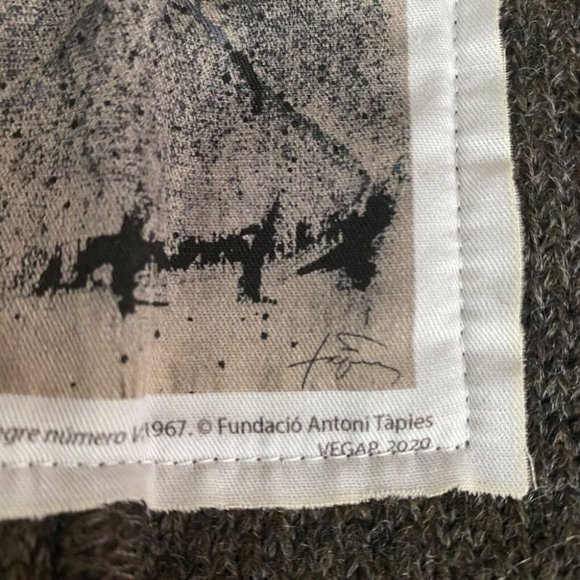 NWT Zara X Antoni Tapies Capsule Collection 1967 Art Inspired Pullover L - Picture 5 of 6